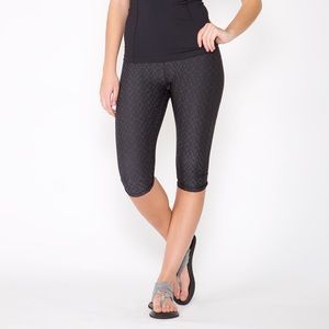 Prana Misty Jacquard Leggings Knickers Size Medium